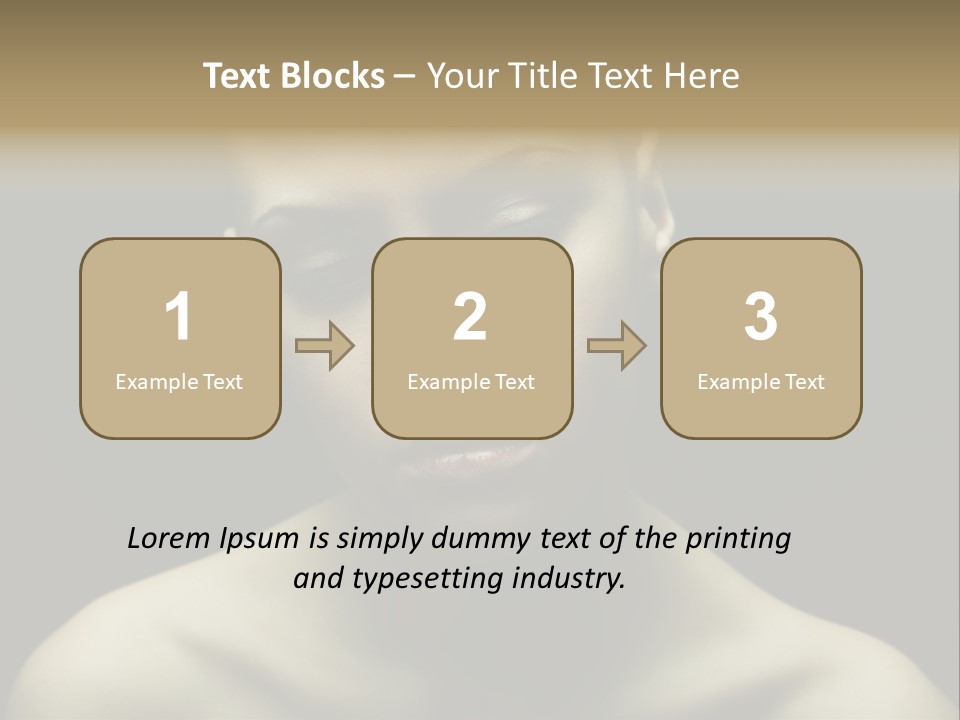 Mascara Glamour Make Up PowerPoint Template