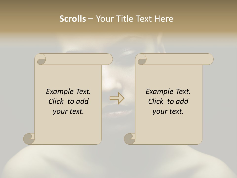 Mascara Glamour Make Up PowerPoint Template