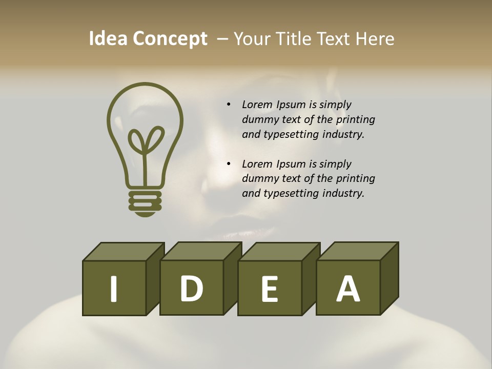 Mascara Glamour Make Up PowerPoint Template