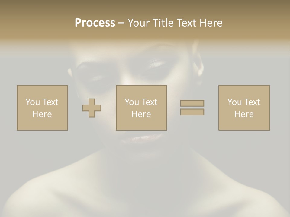 Mascara Glamour Make Up PowerPoint Template