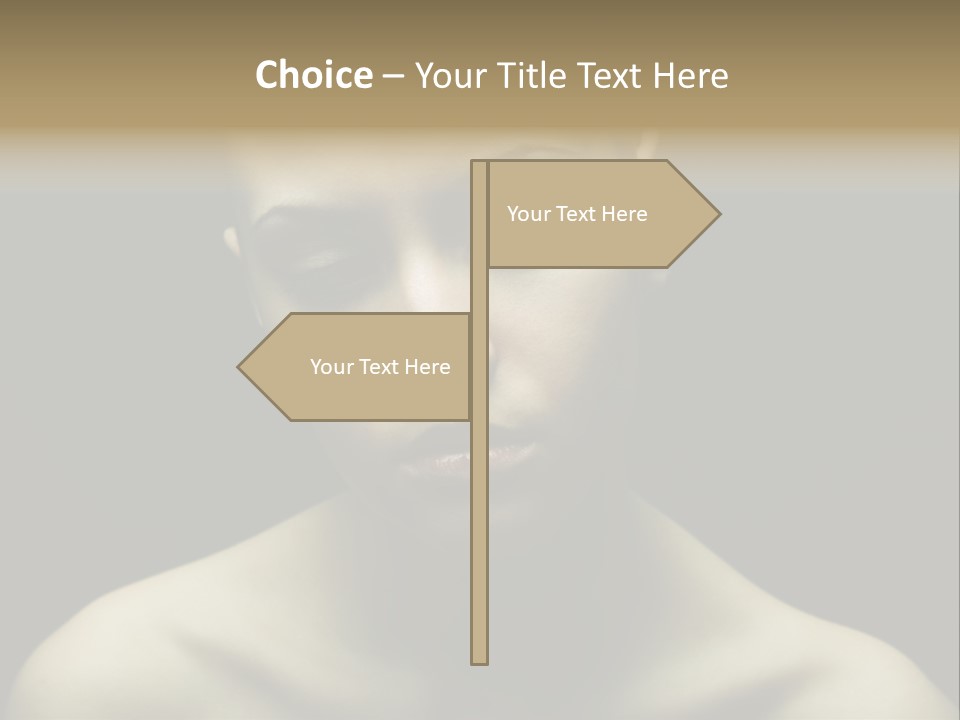 Mascara Glamour Make Up PowerPoint Template