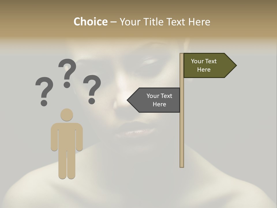 Mascara Glamour Make Up PowerPoint Template