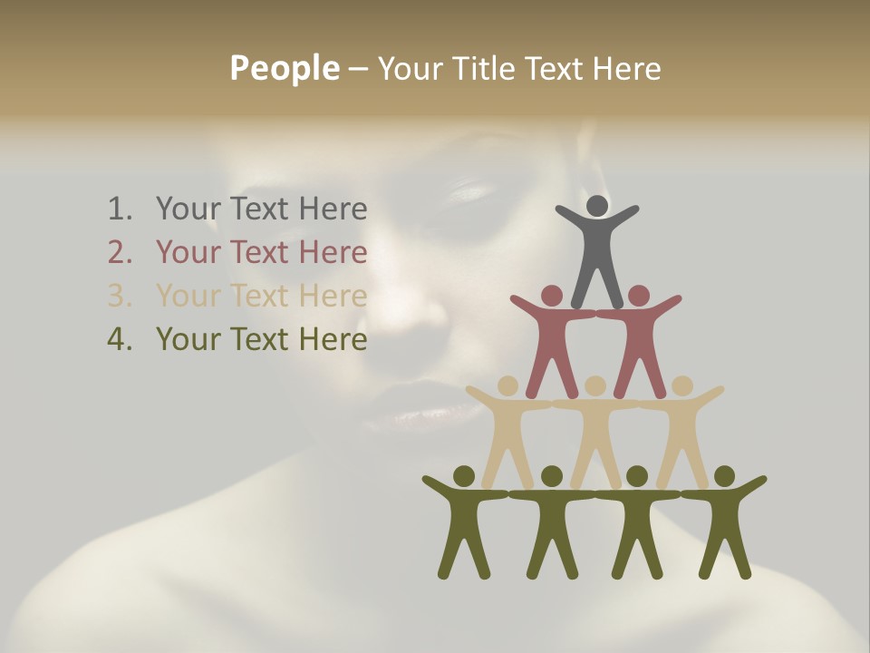 Mascara Glamour Make Up PowerPoint Template