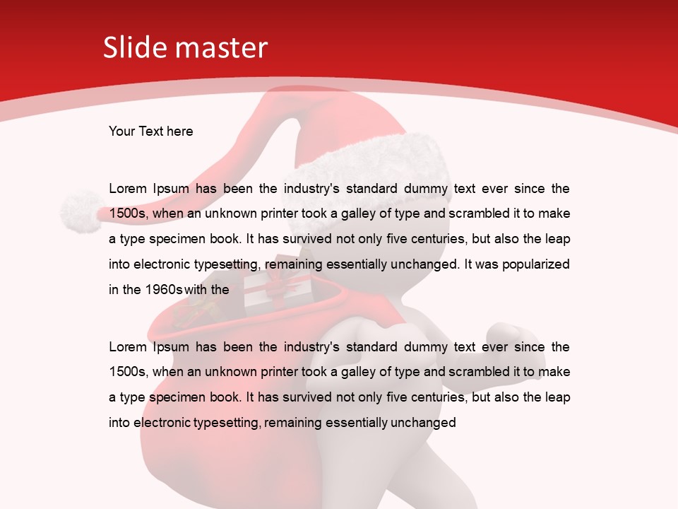 Winter Present Happy PowerPoint Template