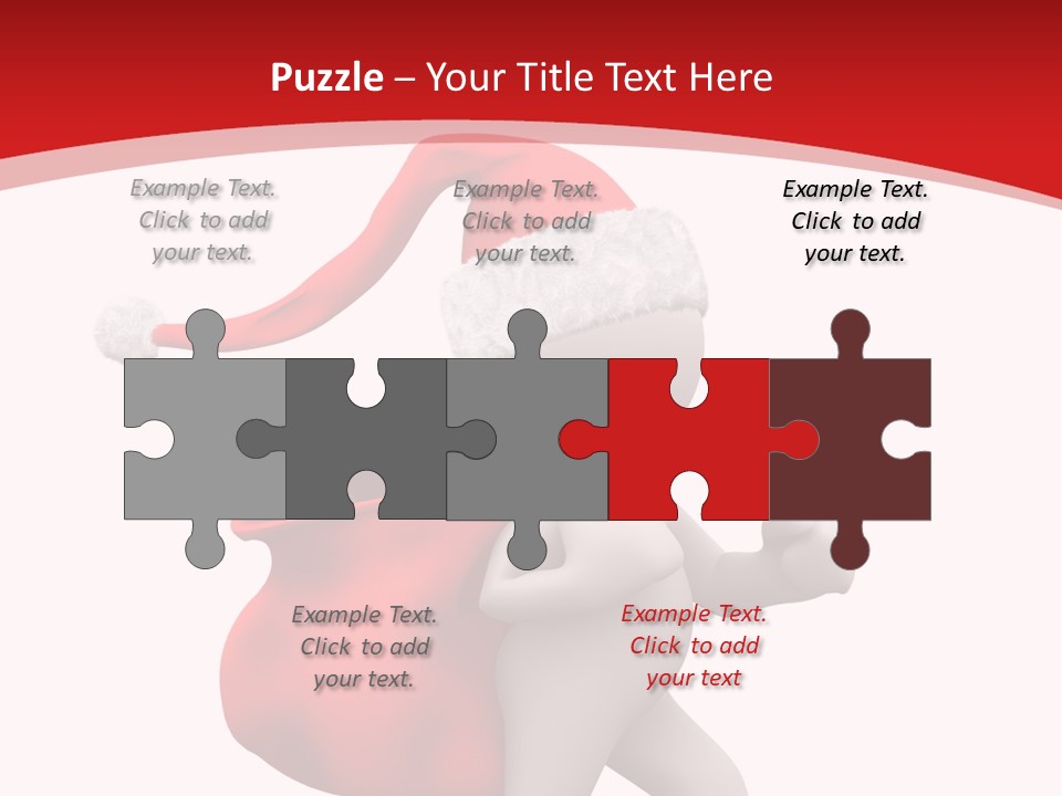 Winter Present Happy PowerPoint Template