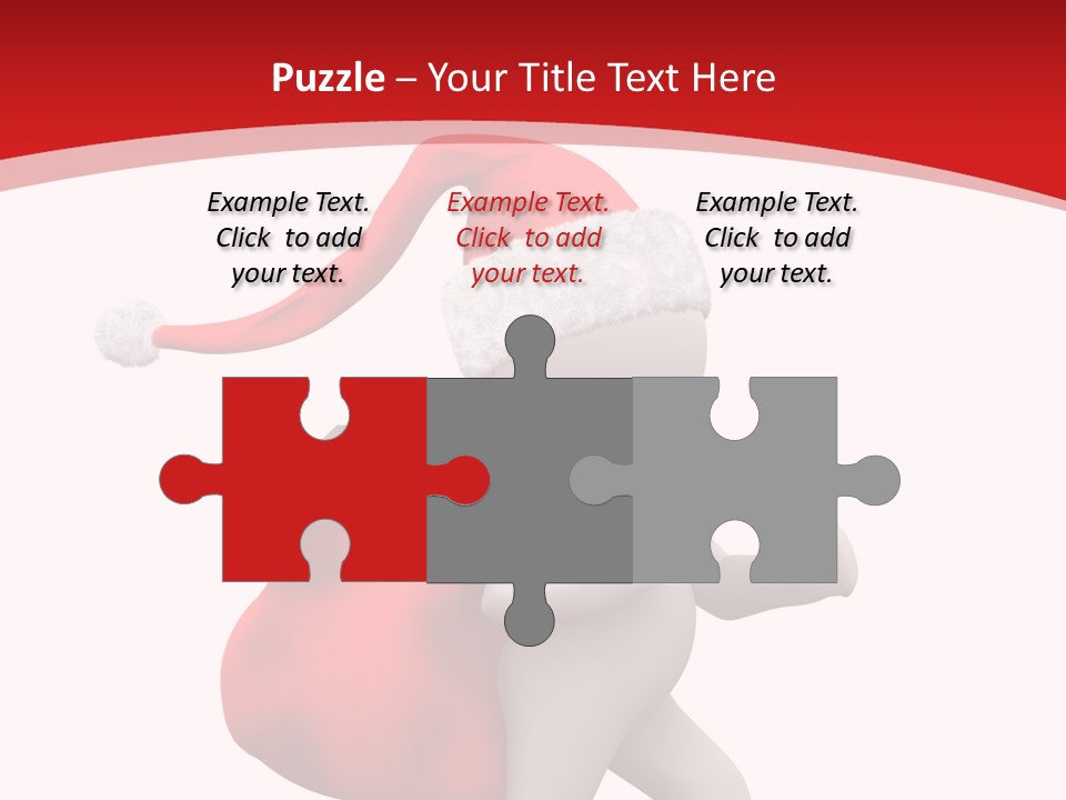 Winter Present Happy PowerPoint Template