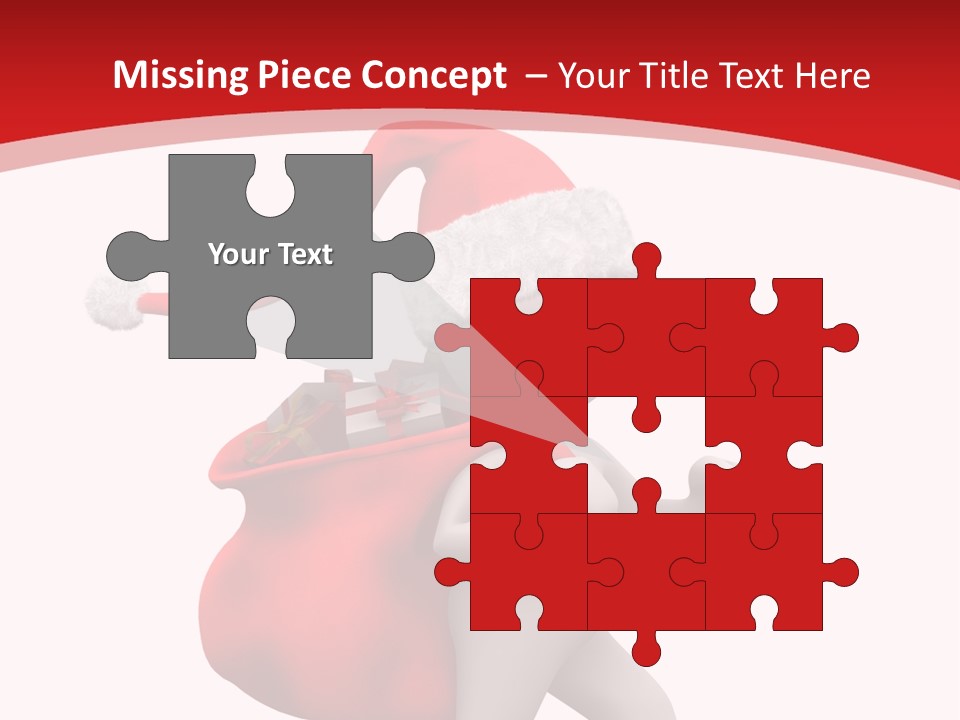 Winter Present Happy PowerPoint Template