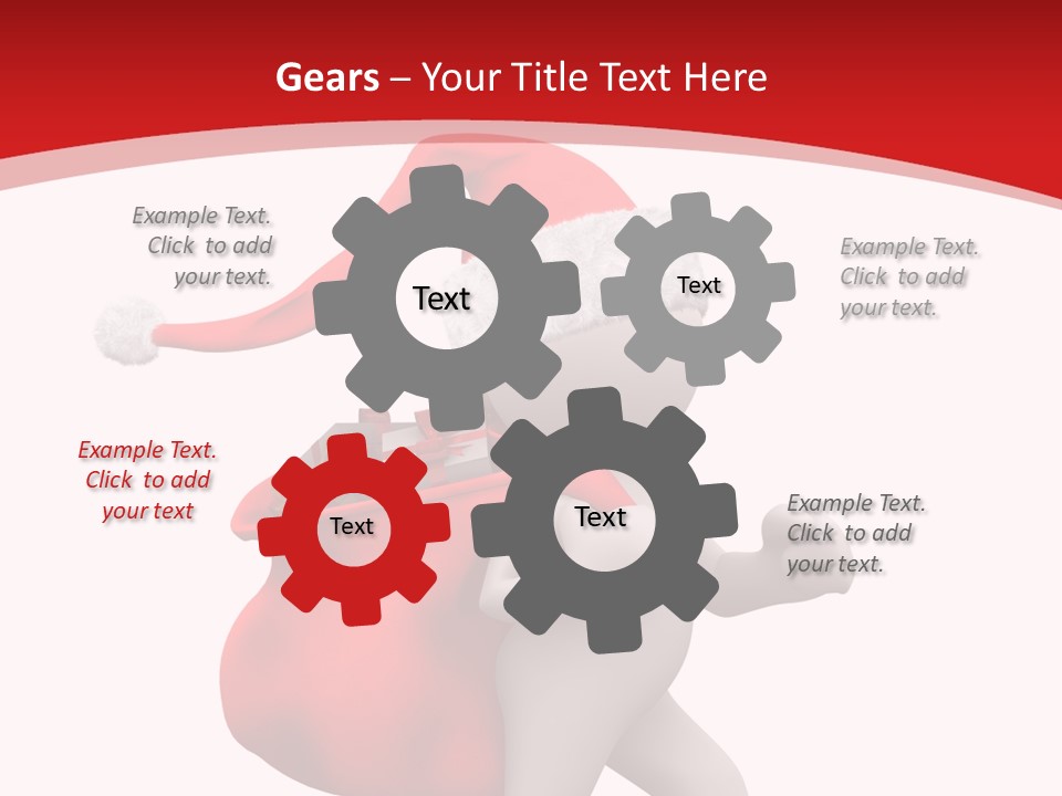 Winter Present Happy PowerPoint Template