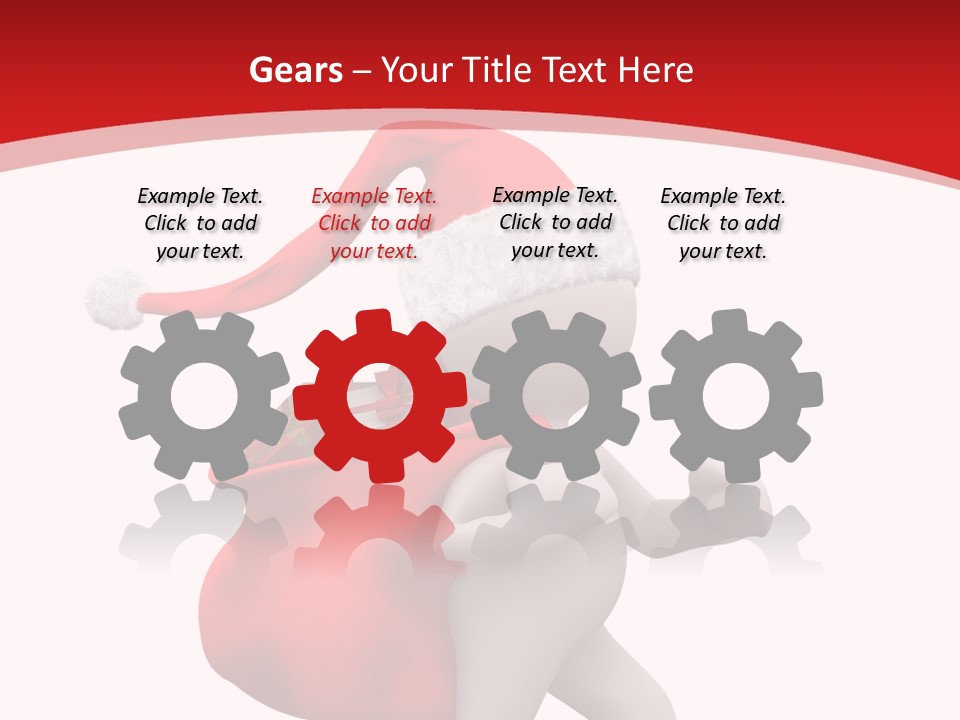 Winter Present Happy PowerPoint Template