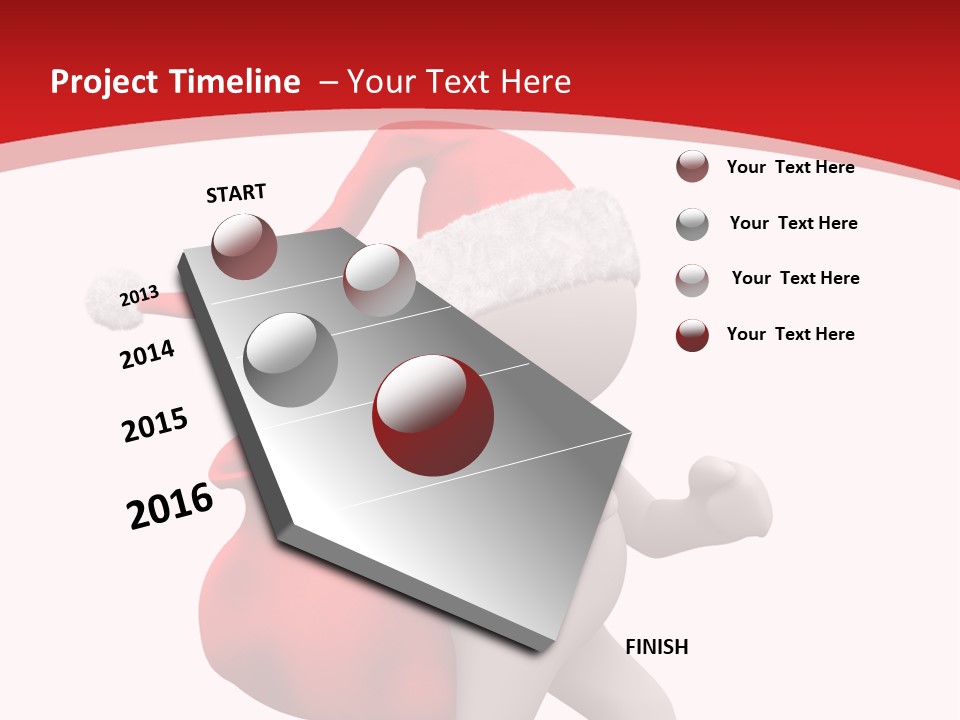 Winter Present Happy PowerPoint Template