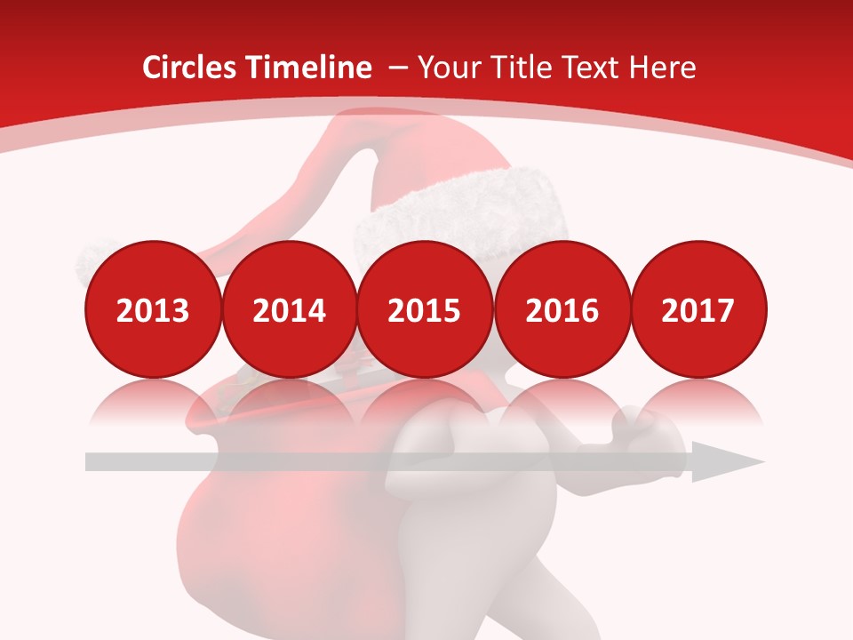 Winter Present Happy PowerPoint Template