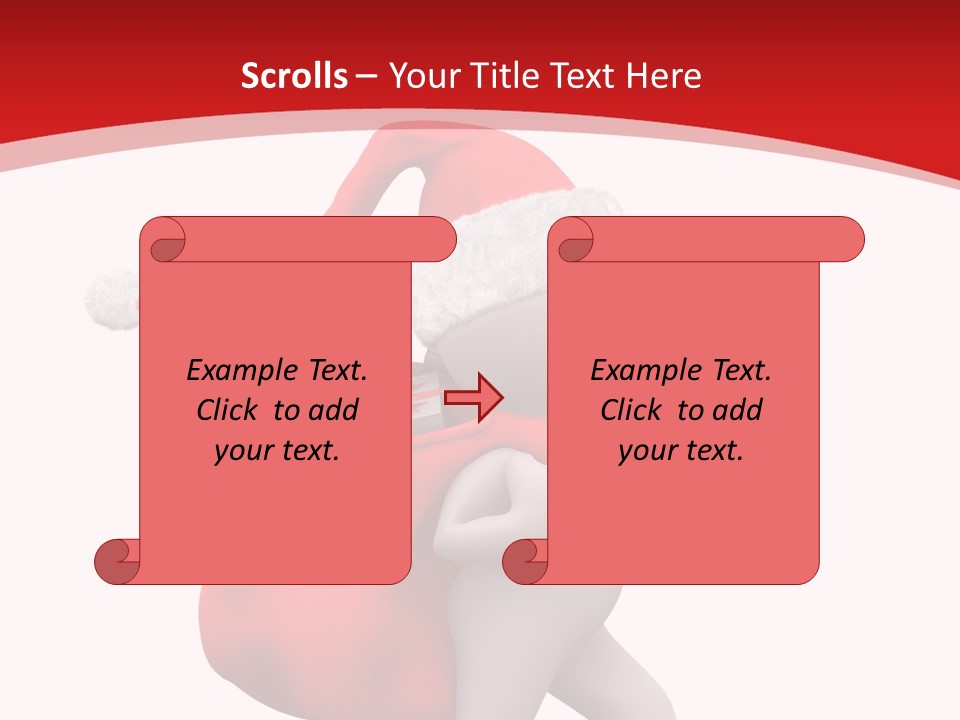Winter Present Happy PowerPoint Template