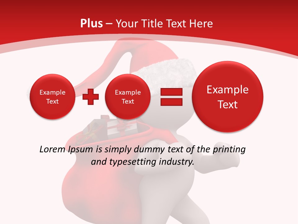 Winter Present Happy PowerPoint Template