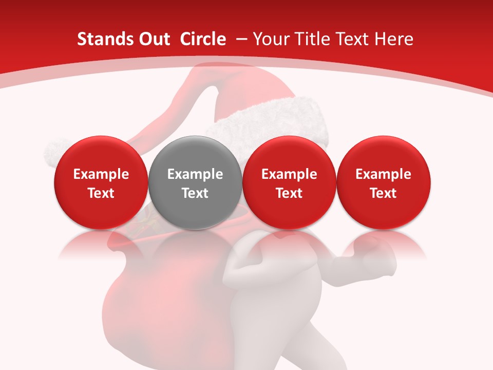 Winter Present Happy PowerPoint Template