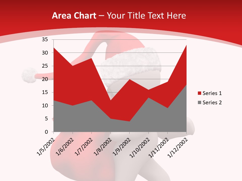 Winter Present Happy PowerPoint Template