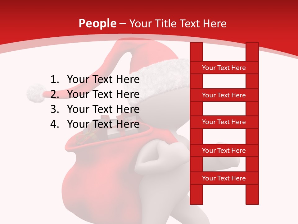 Winter Present Happy PowerPoint Template