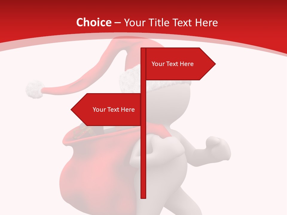 Winter Present Happy PowerPoint Template