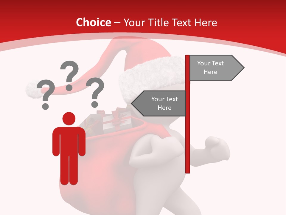 Winter Present Happy PowerPoint Template