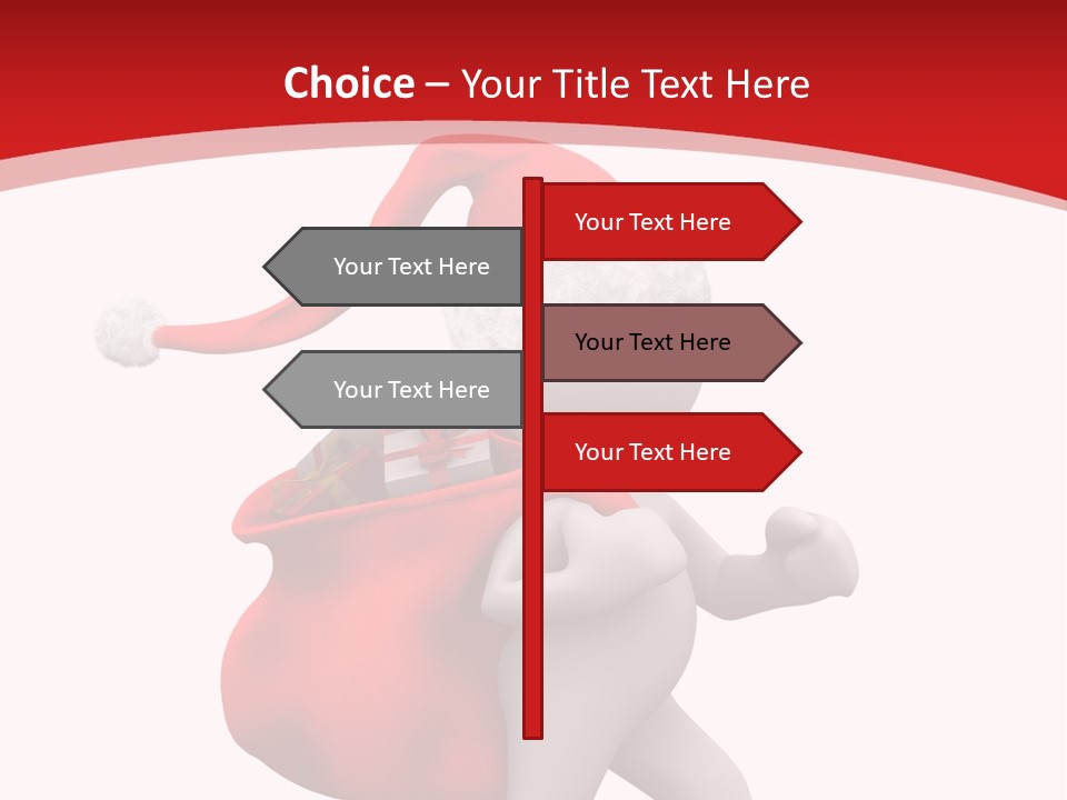 Winter Present Happy PowerPoint Template