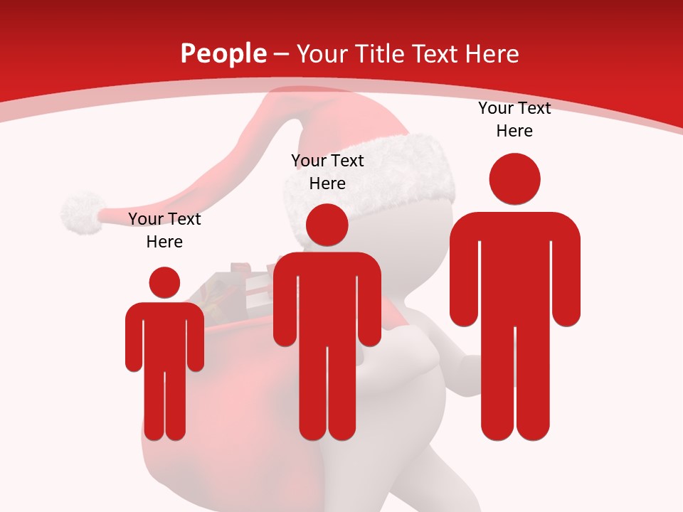 Winter Present Happy PowerPoint Template