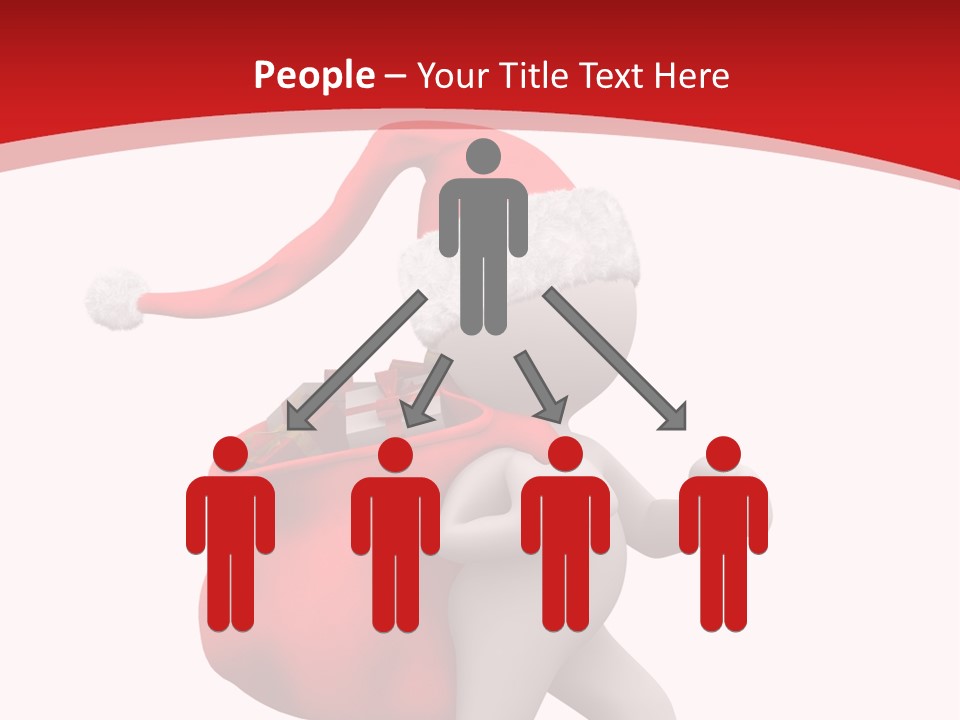 Winter Present Happy PowerPoint Template