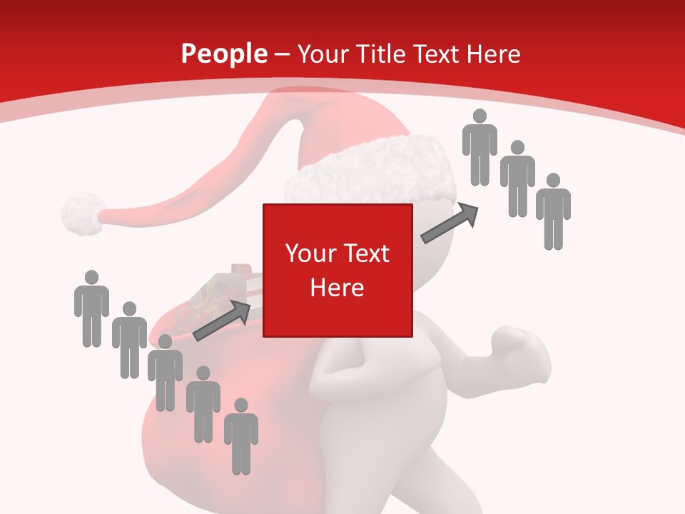 Winter Present Happy PowerPoint Template