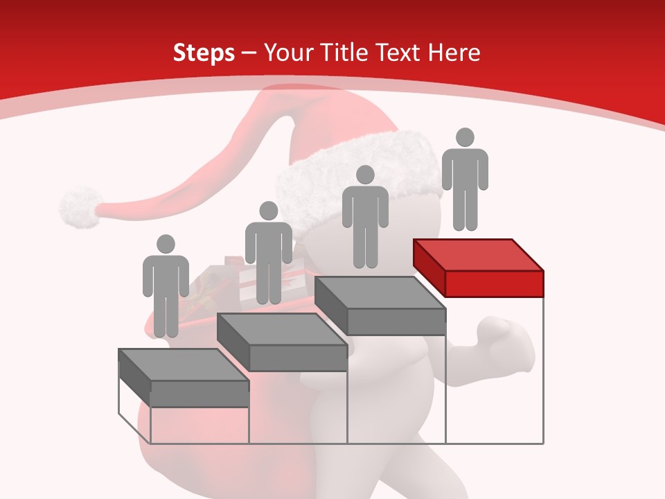 Winter Present Happy PowerPoint Template