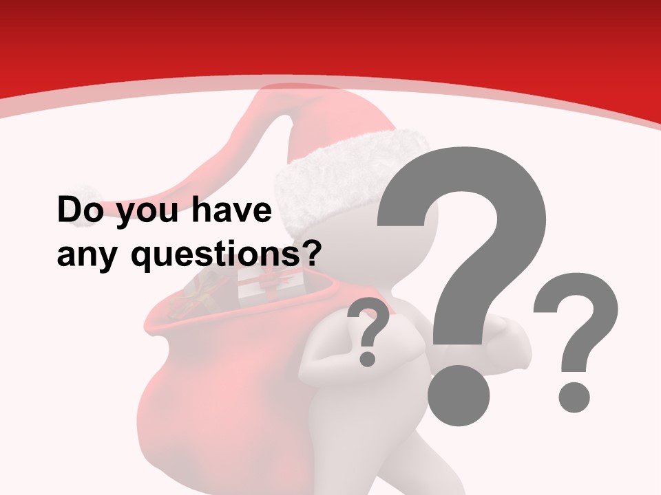 Winter Present Happy PowerPoint Template