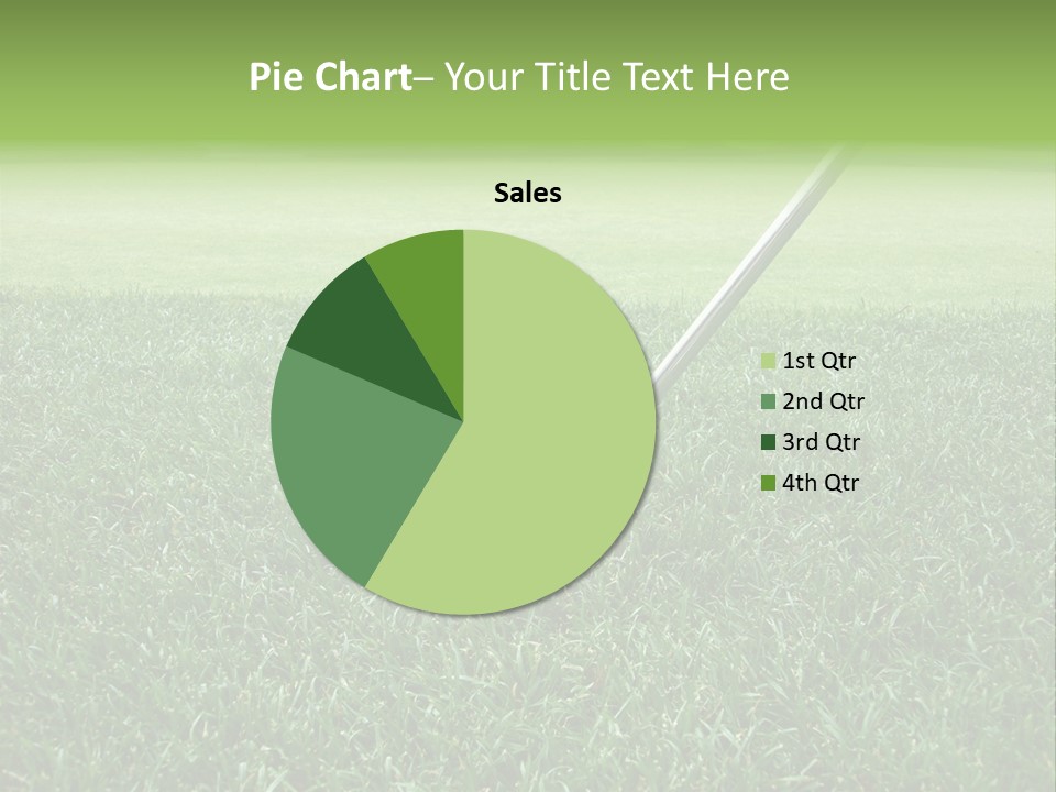 Grass Tee Green PowerPoint Template