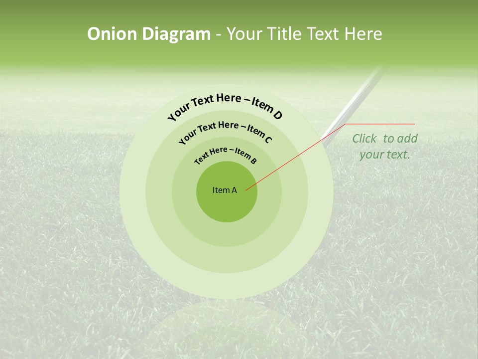 Grass Tee Green PowerPoint Template