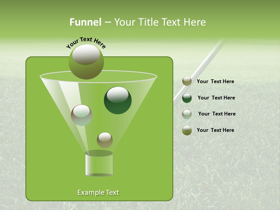 Grass Tee Green PowerPoint Template