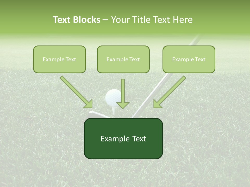 Grass Tee Green PowerPoint Template