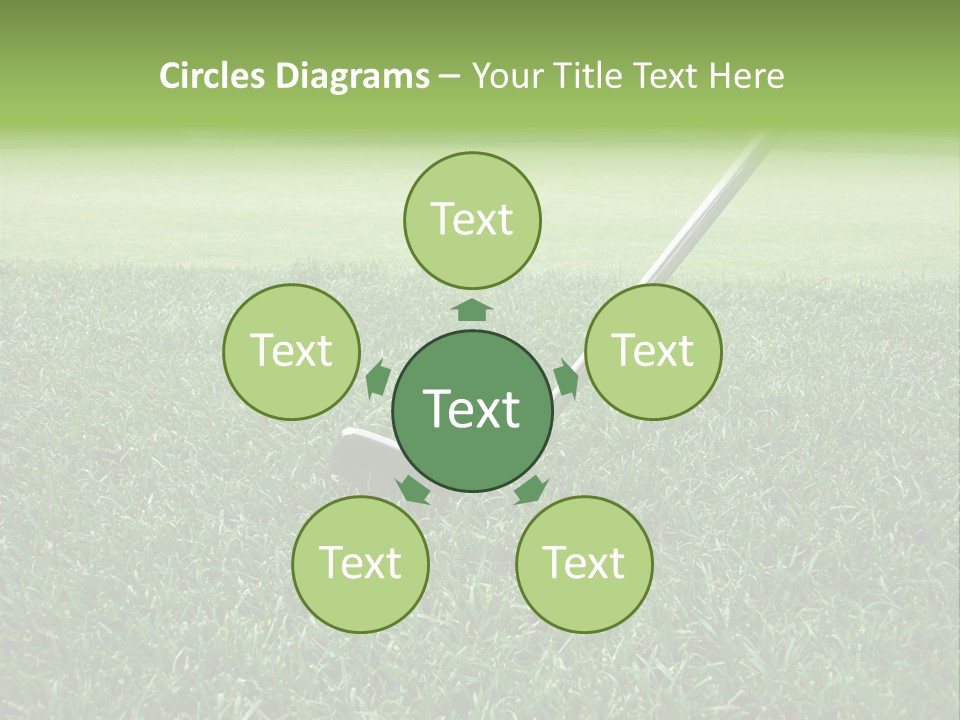 Grass Tee Green PowerPoint Template