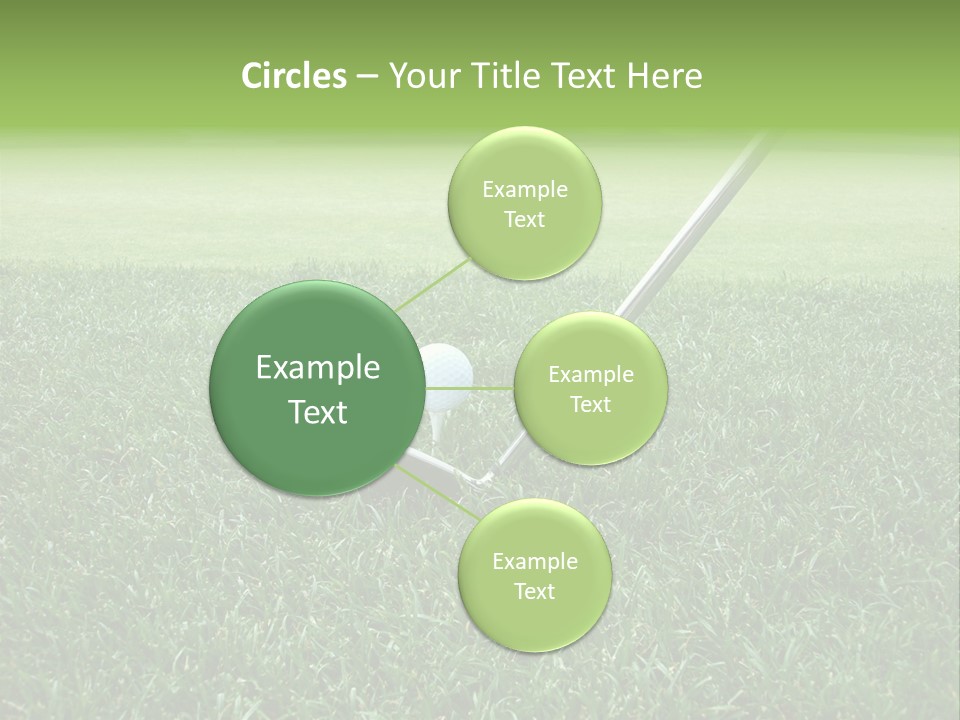 Grass Tee Green PowerPoint Template