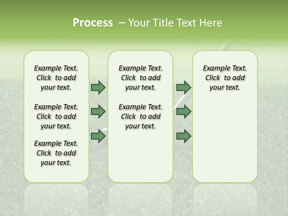 Grass Tee Green PowerPoint Template