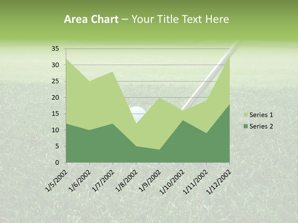 Grass Tee Green PowerPoint Template