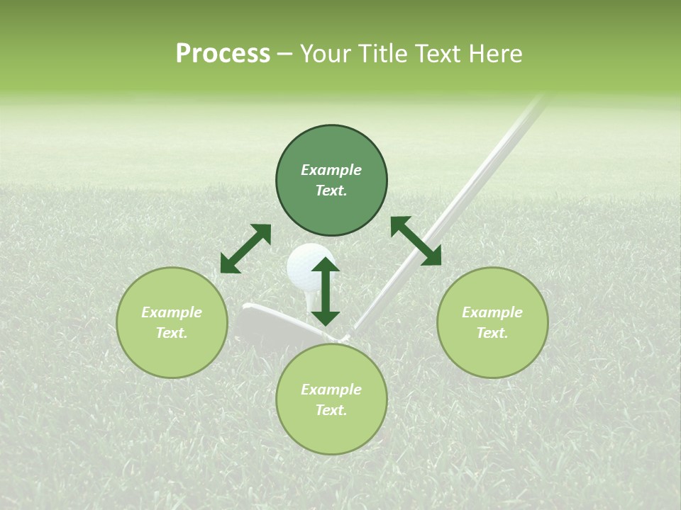 Grass Tee Green PowerPoint Template