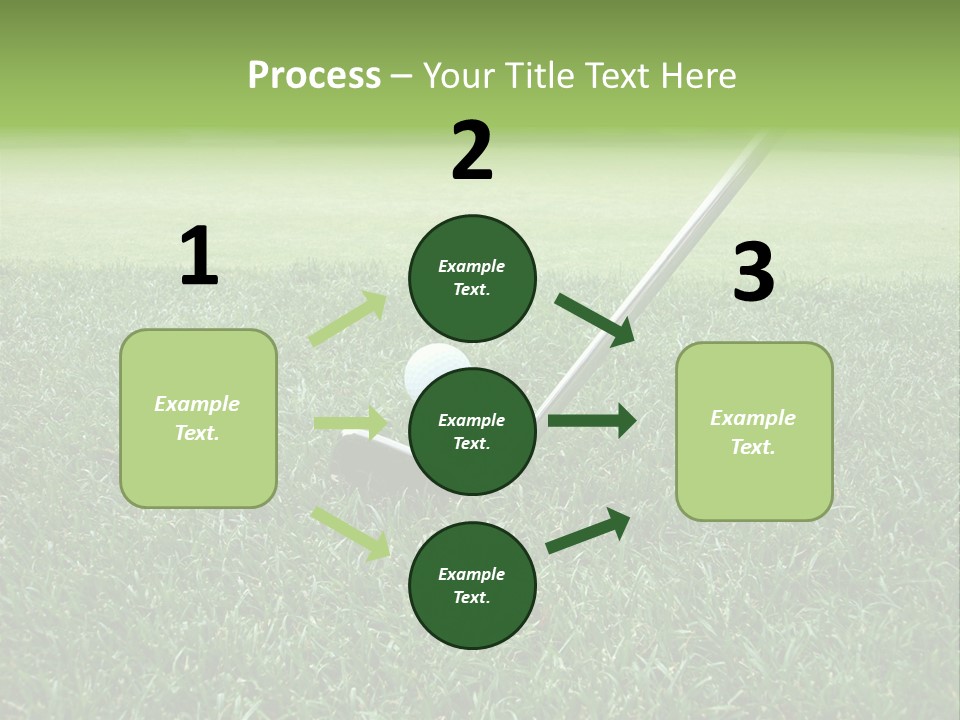 Grass Tee Green PowerPoint Template