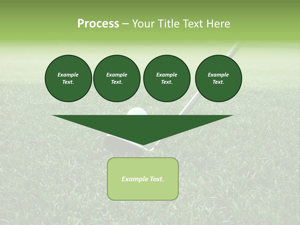 Grass Tee Green PowerPoint Template