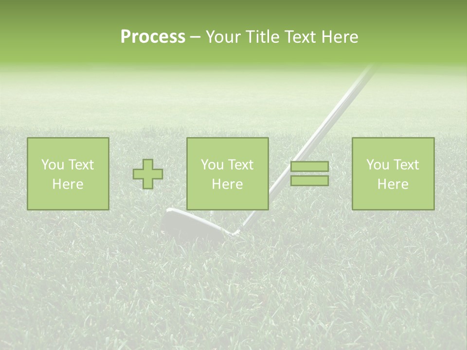 Grass Tee Green PowerPoint Template