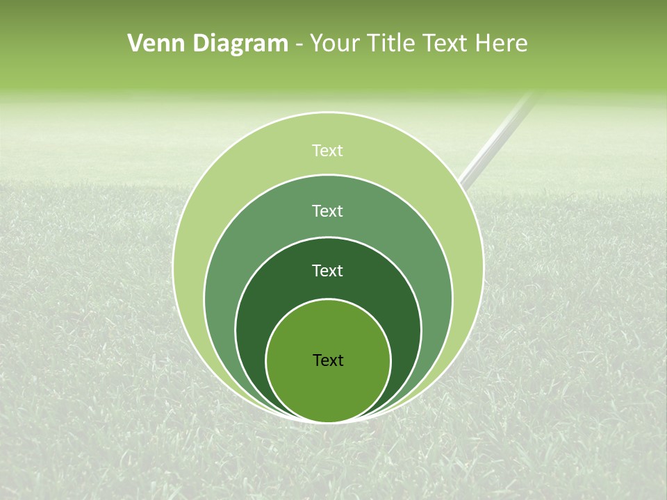 Grass Tee Green PowerPoint Template