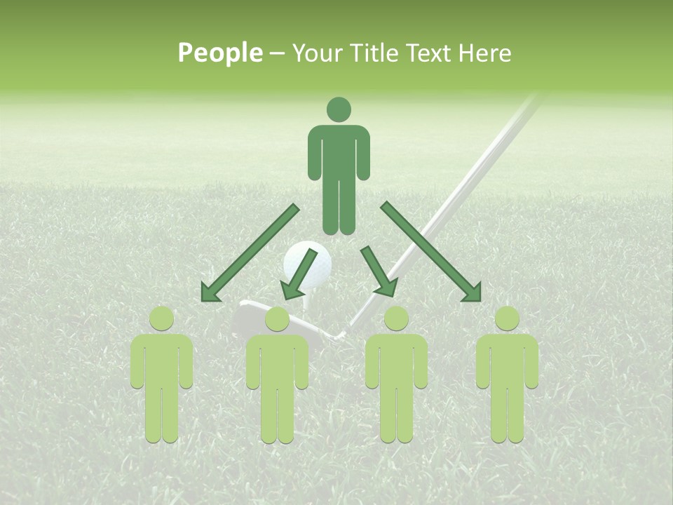 Grass Tee Green PowerPoint Template