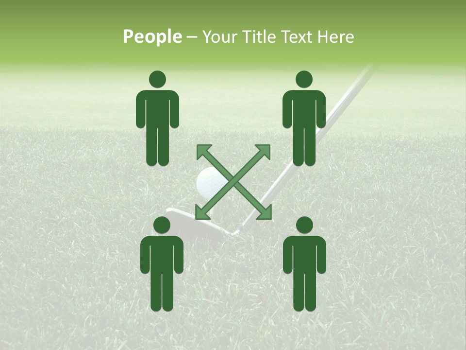 Grass Tee Green PowerPoint Template
