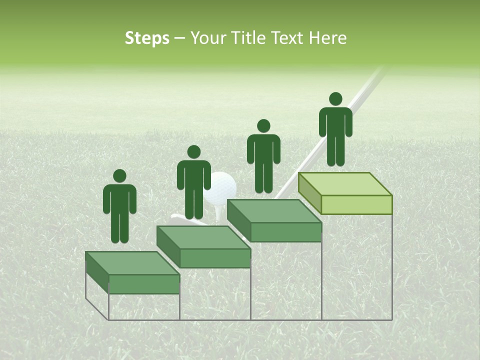 Grass Tee Green PowerPoint Template