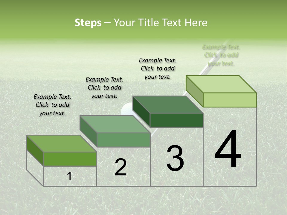 Grass Tee Green PowerPoint Template