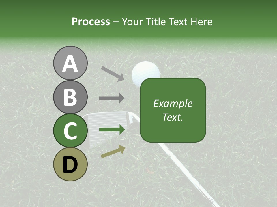 Ball Grass Tiger Woods PowerPoint Template