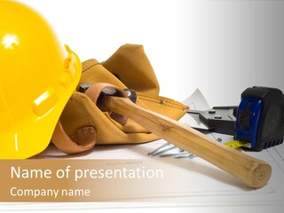 Hammer Protection Construct PowerPoint Template