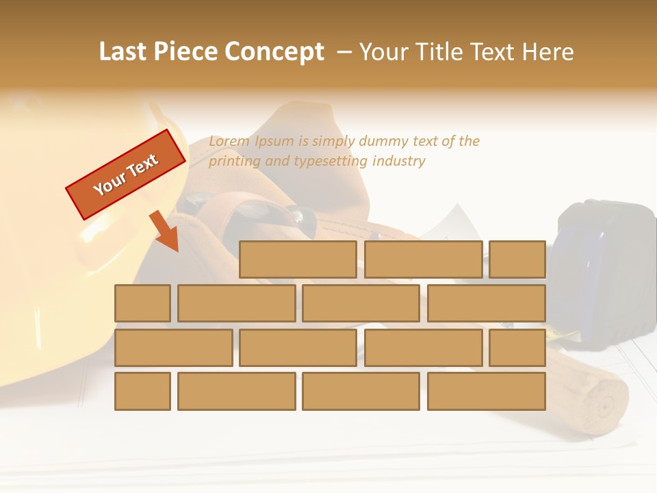 Hammer Protection Construct PowerPoint Template