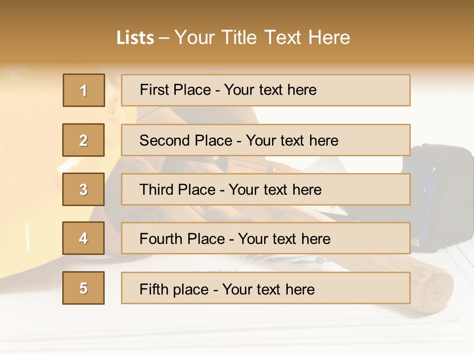 Hammer Protection Construct PowerPoint Template