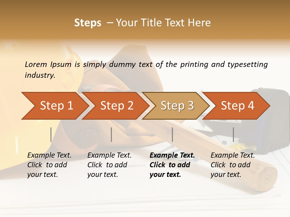 Hammer Protection Construct PowerPoint Template